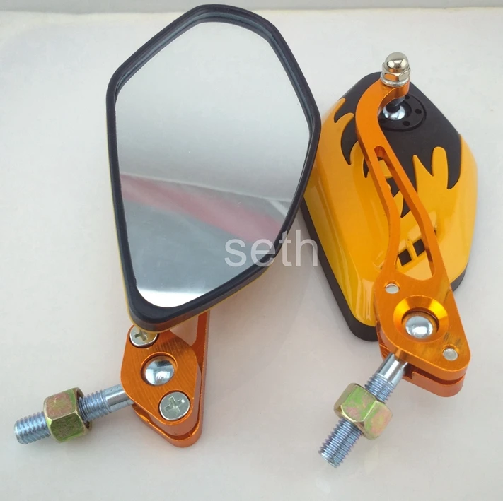 retrovisor moto Motorcycle Accessories One Pair Motor Rearview Mirror Scooter Parts For Suzuki Kawasaki Honda Yamaha | Автомобили и