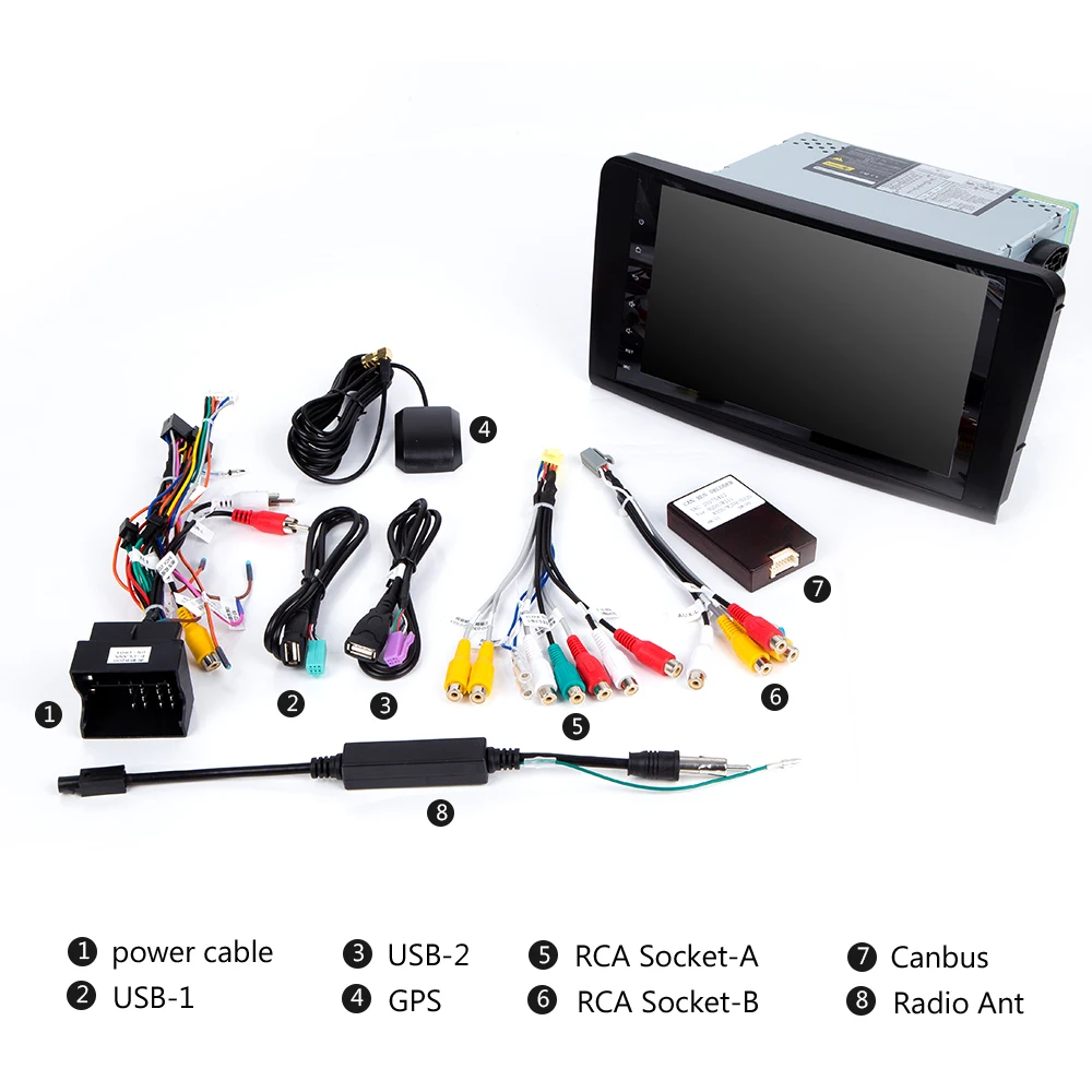 Eunavi 2 Din Android 8 0 Octa core 9 ''автомобиль радио стерео gps Navi для Mercedes Benz r класс W219 4G
