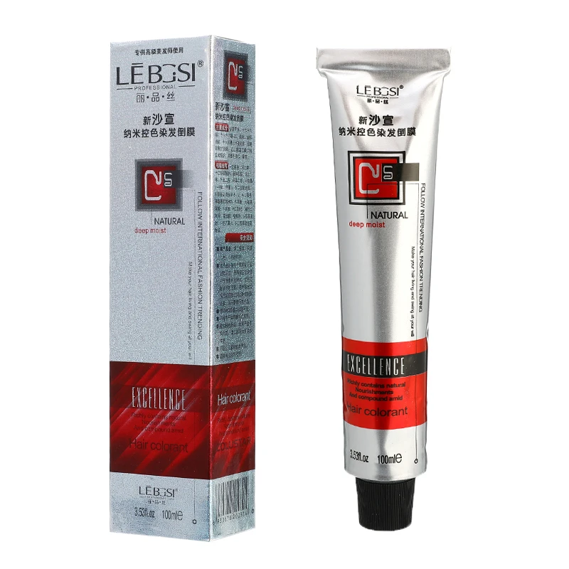 Перманентный крем для волос 6 цветов 100 мл яркая краска восковая унисекс длинная