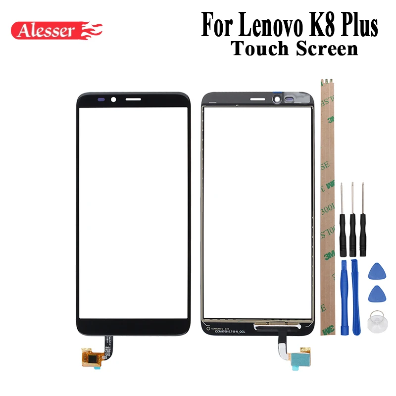 Алессер для Lenovo K8 Plus сенсорный экран идеальные запасные части сенсорная панель с