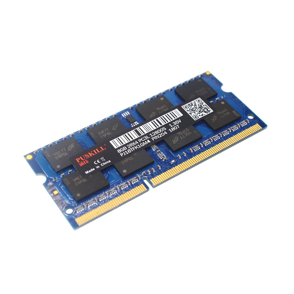 Памяти ноутбука DDR3 8 GB 1600 MHz PC3L 204Pin 1,35 V без ecc ram