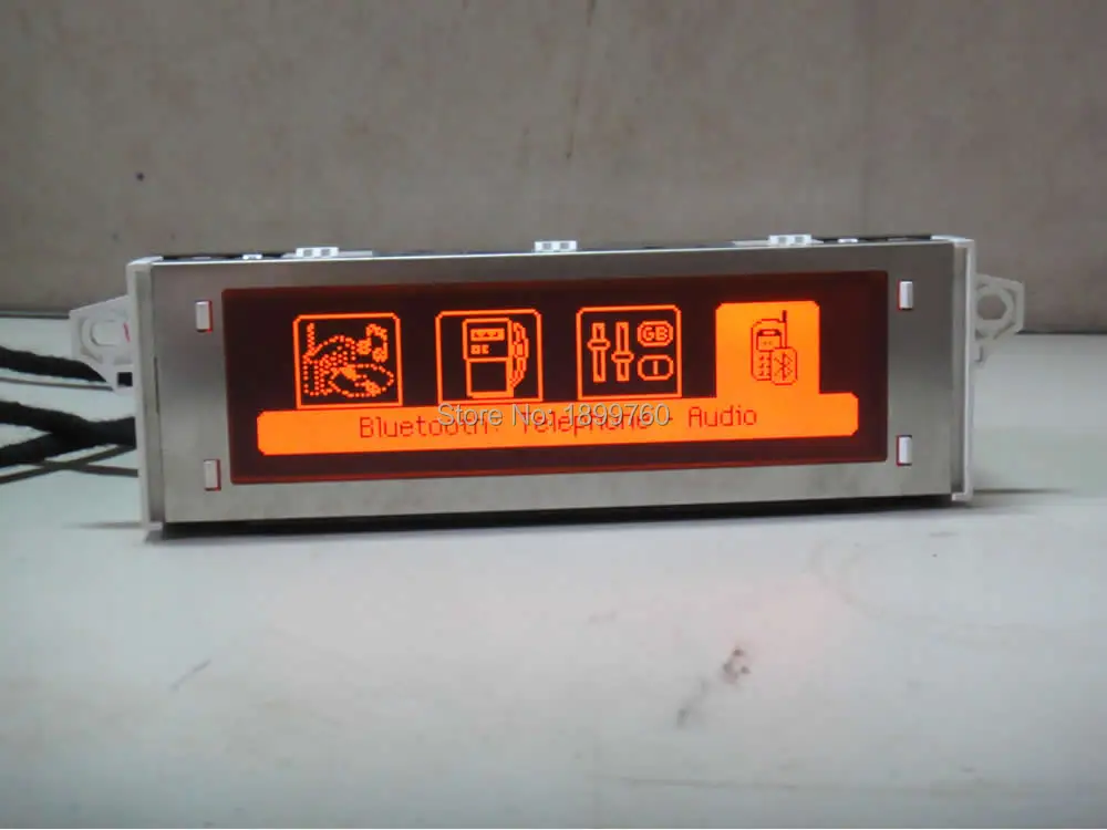 5PCS Car Electronics Red screen support USB Bluetooth Display red monitor 12pin For citroen C4 C5 Peugeot 307 207 408 four menu |