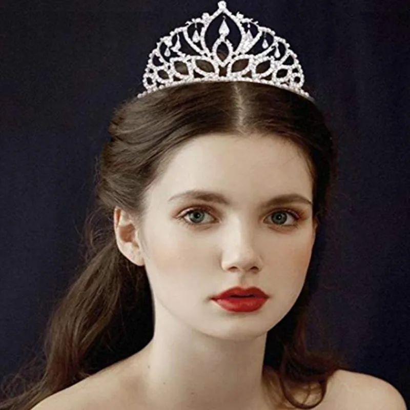 Женская Роскошная блестящая тиара Стразы Королева Корона Свадебные модные