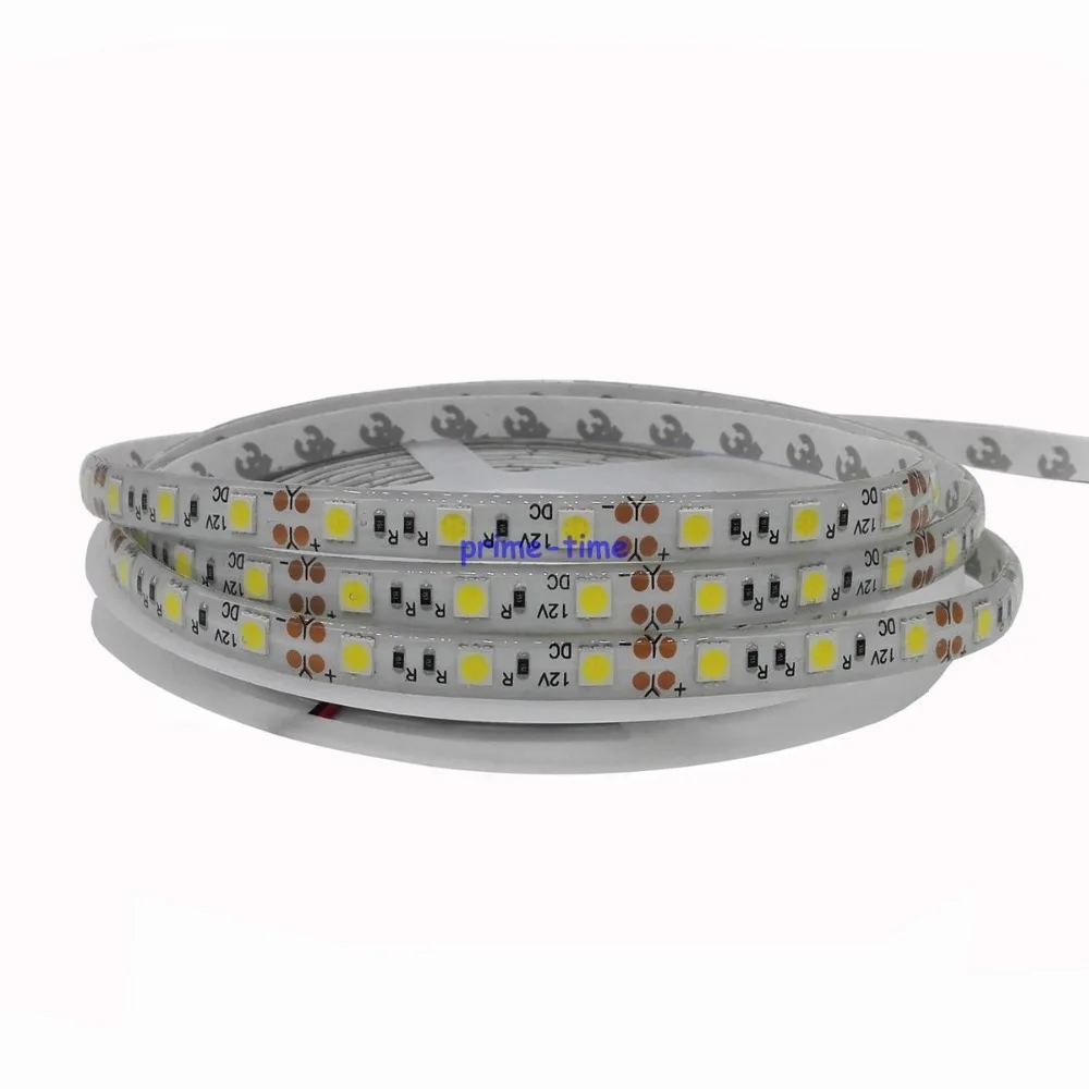 Оптовая продажа 10x5 М 5050 SMD натуральный белый 4000 4500k Светодиодная лента DC12V 60led/M