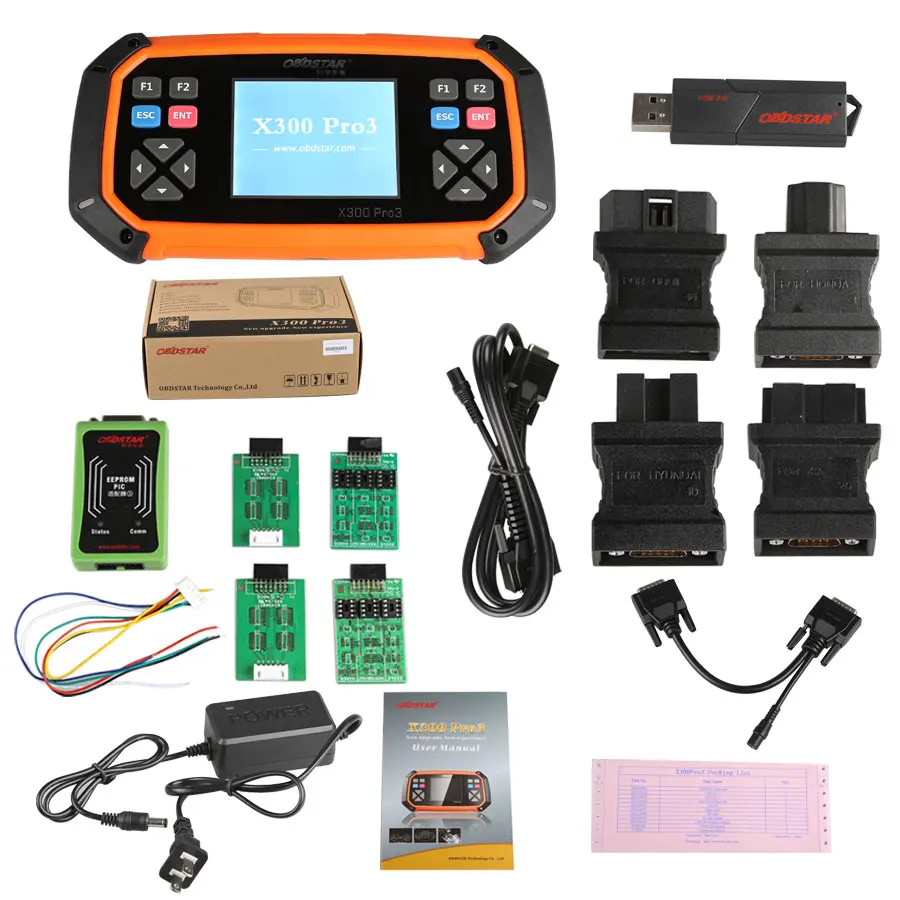 OBDSTAR X300 PRO3 Key Master OBDII Programmer Odometer Correction Tool EEPROM/PIC English Version Update Online |