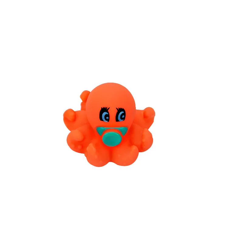 5 шт. игрушки для мелких животных мягкие резиновые поплавок пищалка скрипучий