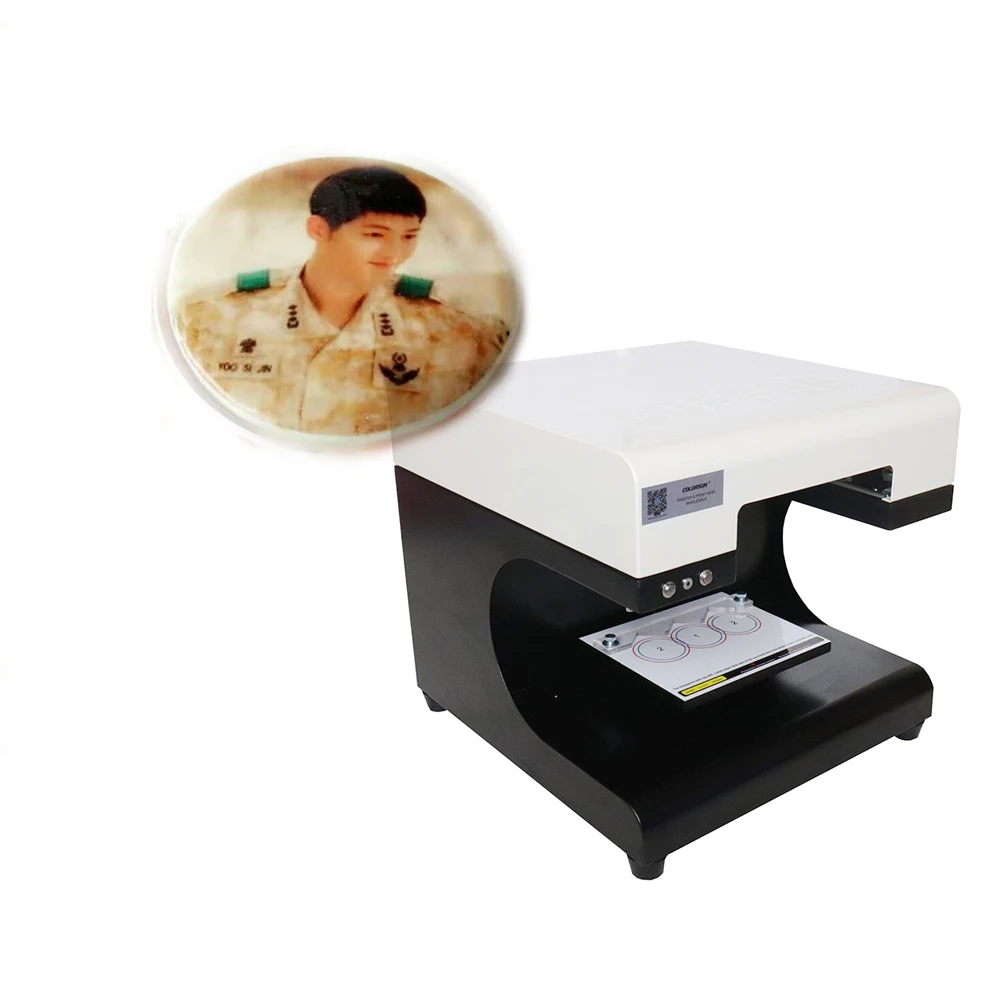 OYfame Automatic Coffee Printer 2 Cups Coffee Printer For Cake Milktea Coffee Chocolate Coffee Printing Machine