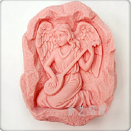 Отличная форма Новые силиконовые формы в виде ангела силиконовая для мыла ручной