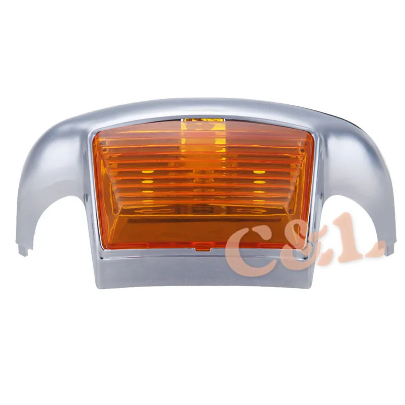 ZORBYZ желтая розетка переднее крыло наконечник света подходит для Harley Road King FLHR Classic