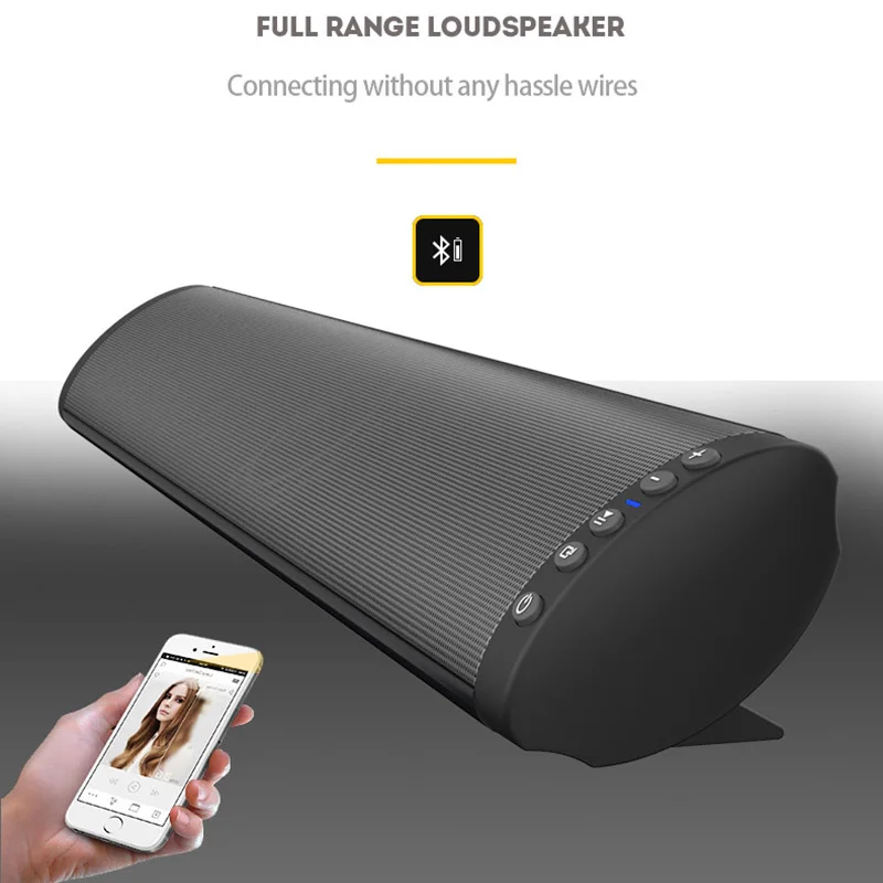 Новейшая звуковая панель Bluetooth 5 0 мощный динамик для ТВ домашнего кинотеатра с