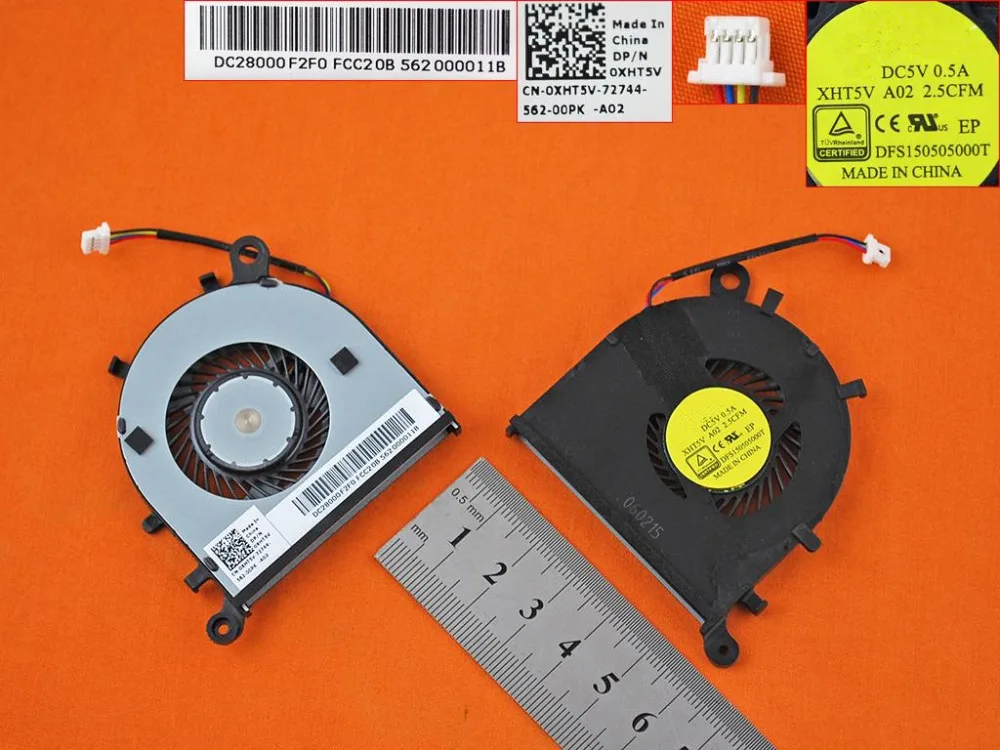 

New Laptop Cooling Fan For Dell XPS13 9343 9350 Original PN: XHT5V CPU Cooler Radiator