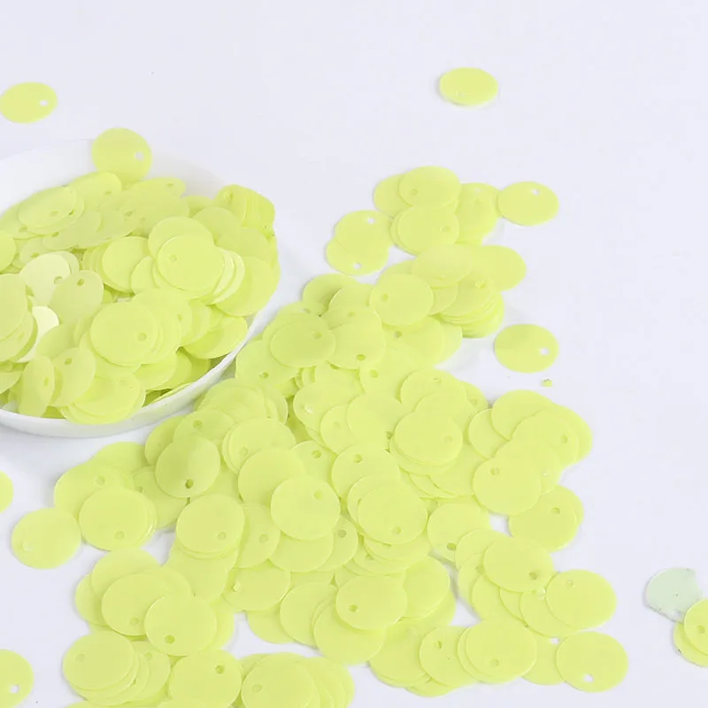 PET Matte Lemon ЭО-дружественных 200 шт./лот 10 мм приятный матовый ПЭТ свободные блестками без каблука Artesanatos выводы шитье Свадебный Ремесло одежды аксессуары - Цвет: PET Matte Lemon