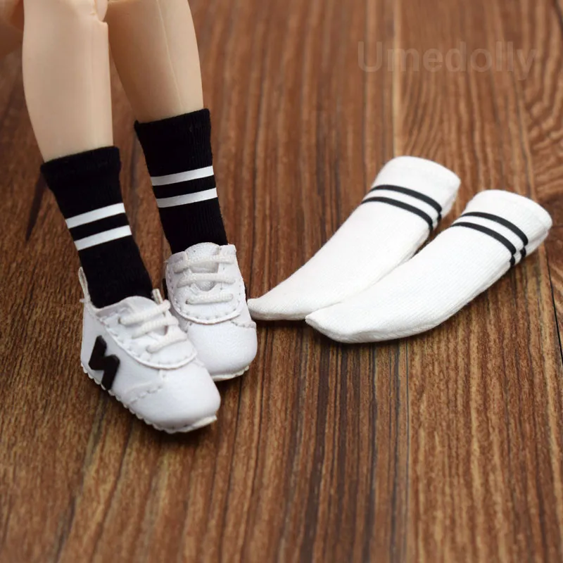 1 пара различных стилей 1/6 Neoblythe Doll's спортивные носки для Blyth, Licca, Momoko, Barbies Гольфы одежда наряды Аксессуары
