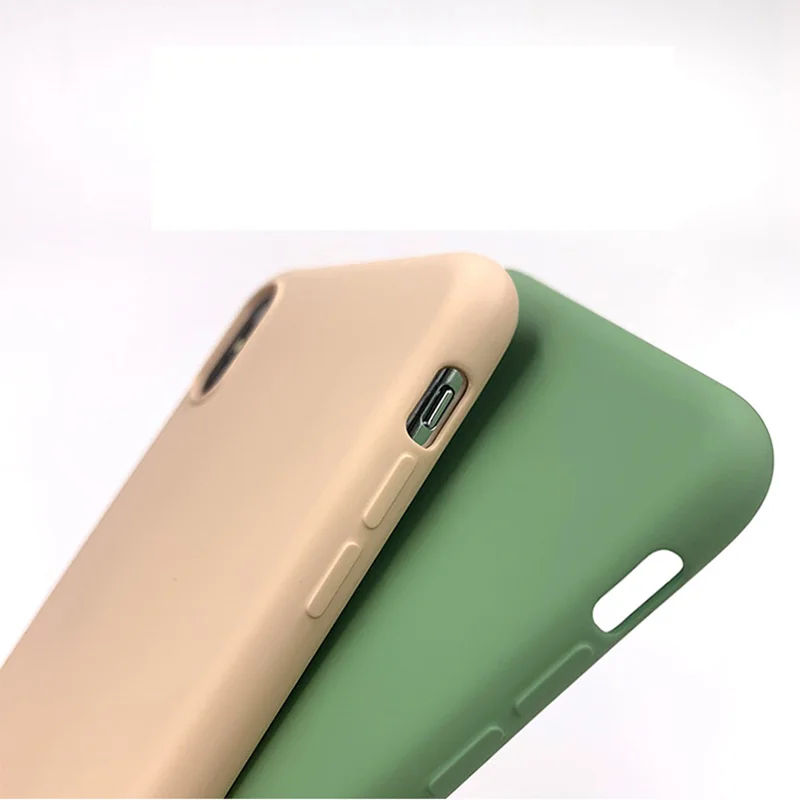 Ультратонкий силиконовый чехол для Iphone 6 6S 7 8 Plus X XR мягкий гелевый резиновый