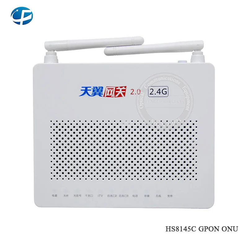Используется высокое качество HS8145C GPON EPON с оптическим сетевым блоком и оптическим сетевым окончанием FTTH 1GE+ 3FE+ 1TEL+ wifi HGU модем-маршрутизатор, английская версия