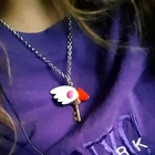 Аниме Card Captor Сакура КИНОМОТО запечатывание палочки ключ ожерелье Cardcaptor Сакура аниме птичий клюв Косплей Кулон Ювелирные изделия 30