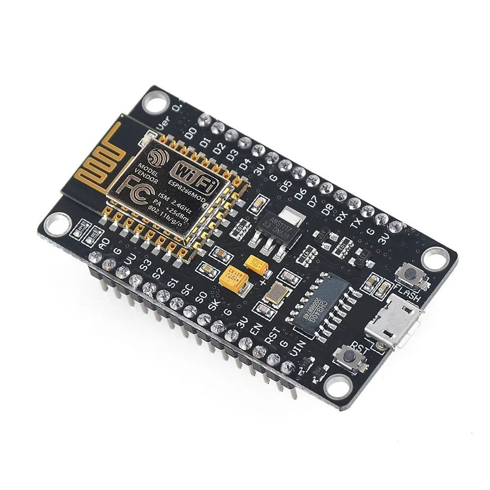 

Nodemcu V3 Lua Wireless Module Wifi Internet Of Things Development Board Esp8266 With Pcb Antenna And Usb Port Esp-12e Ch340