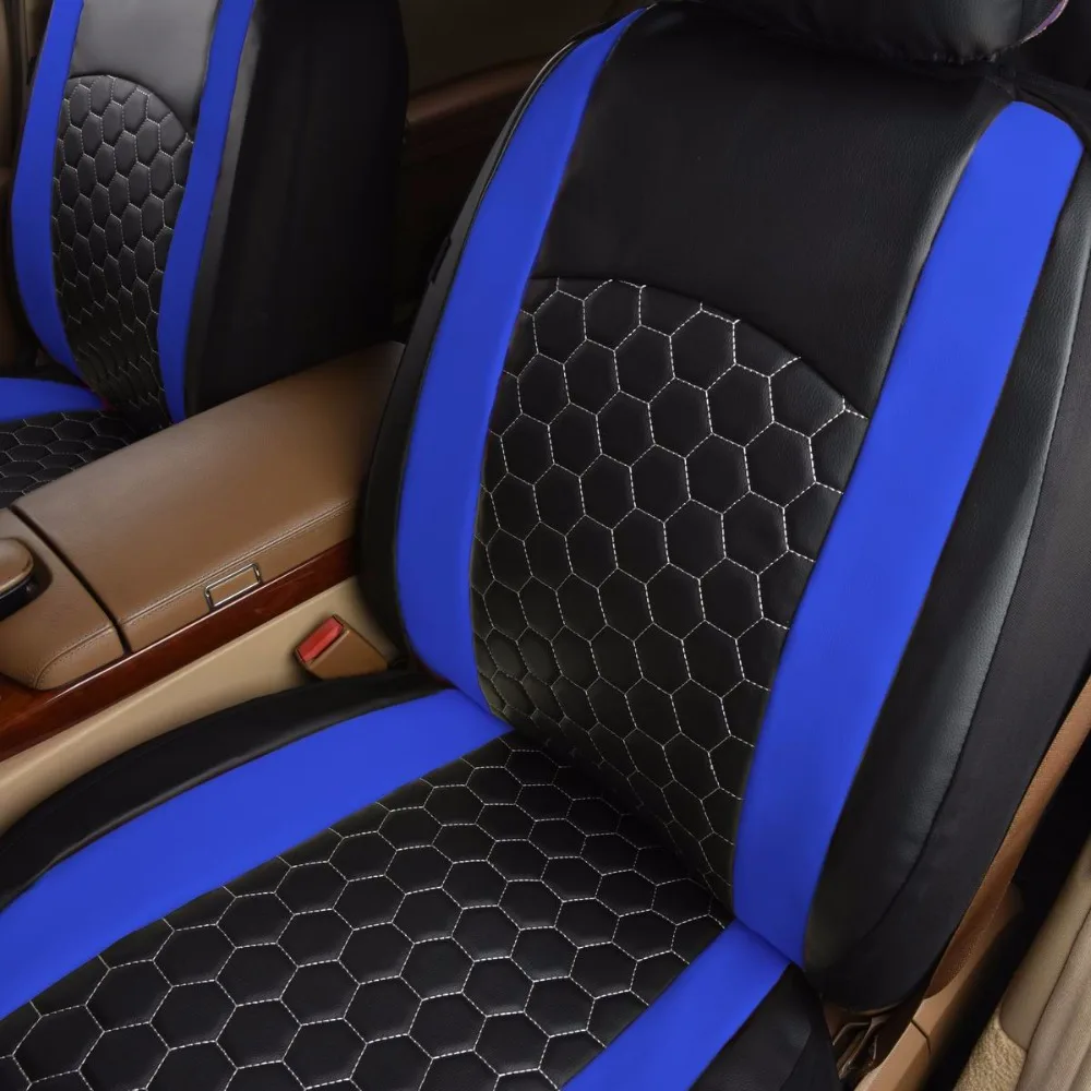 Роскошный Авто из искусственной кожи универсальный чехол для автомобильных сидений Автомобильные чехлы для сидений Toyota Lada Kalina Ggranta Priora Renault Logan