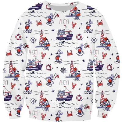 sweatshirt Модная Толстовка для женщин и мужчин с 3D принтом Минни Маус/Толстовка Прямая поставка - Цвет: sweatshirt
