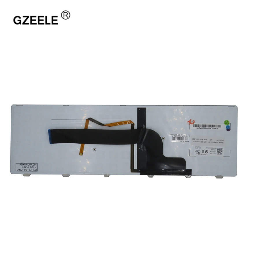 Новая английская клавиатура для ноутбука Dell Inspiron 15 7537 7000 P36F с подсветкой