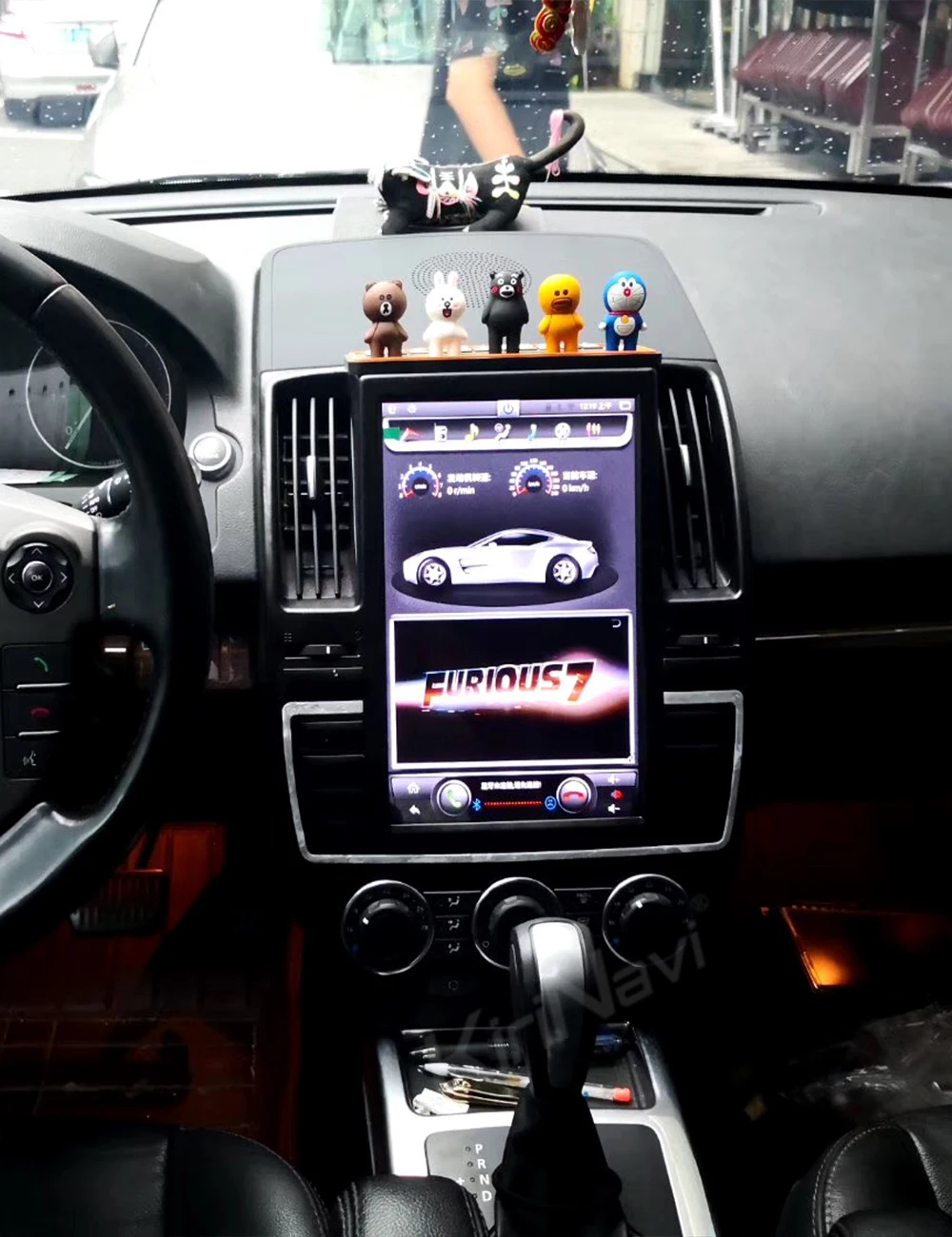 KiriNavi 6 ядер PX6 4+ 32 ГБ Tesla стиль вертикальный экран 13," Android 8,1 для Land Rover freelander 2 2007- автомобильный Радио gps