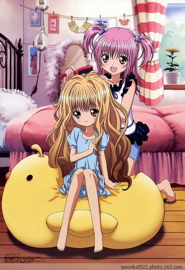 Shugo Chara Anime Amu &amp Rima 35*25CM Wall Scroll Poster | Дом и сад