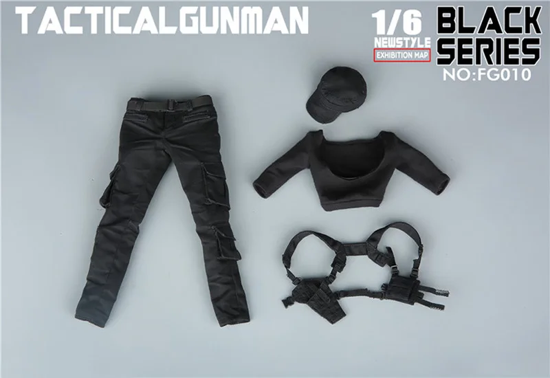 Игрушки 1/6 женский стрелок Костюмы Набор костюм одежда FG010 F Phicen тело загара цвет кожи 1" PH фигурка тела кукла