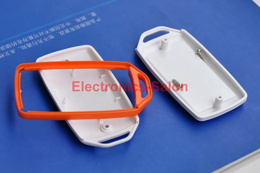 

HQ Hand-Held Project Enclosure Box Case, Black-White, 72 x 39 x 15mm. (SKU-A9)
