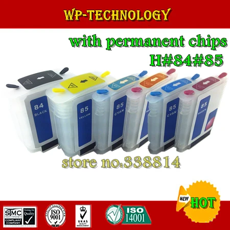 Пустые Запасные картриджи для HP 84 85 подходит моделей Design jet 130 / 90 30 с дуговыми