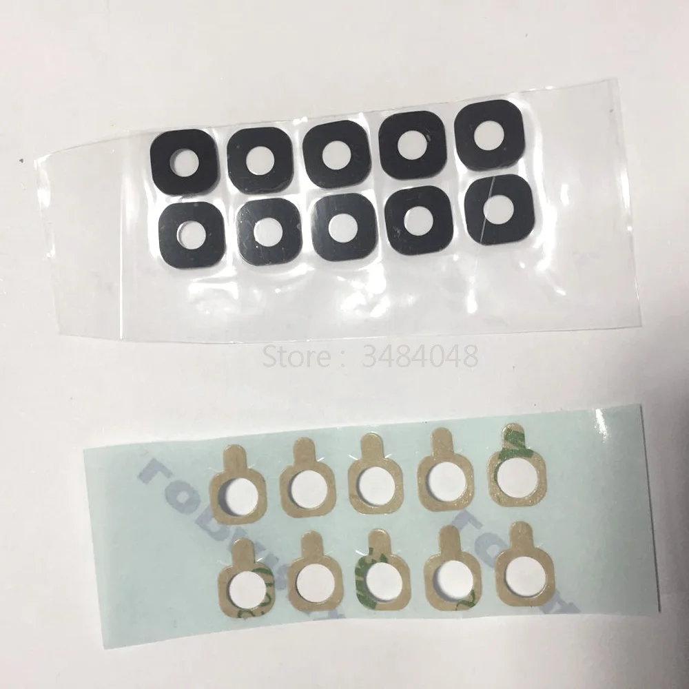 Стеклянная деталь объектива задней камеры (стекло с наклейкой) для Samsung Galaxy A3 A320 /