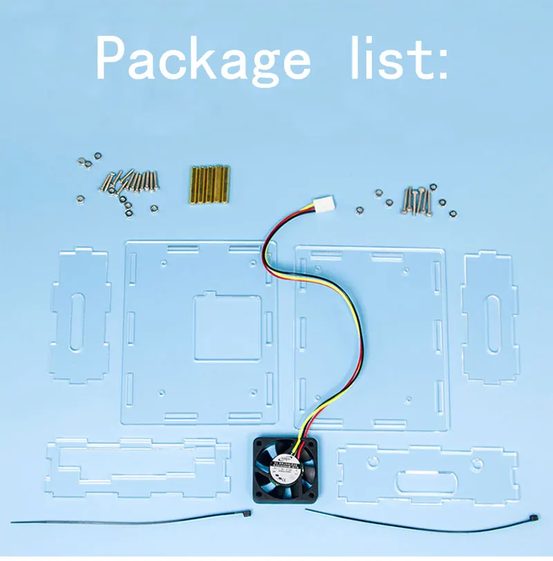 Raspberry Pi 3 поколения металлический корпус коробка из алюминиевого сплава