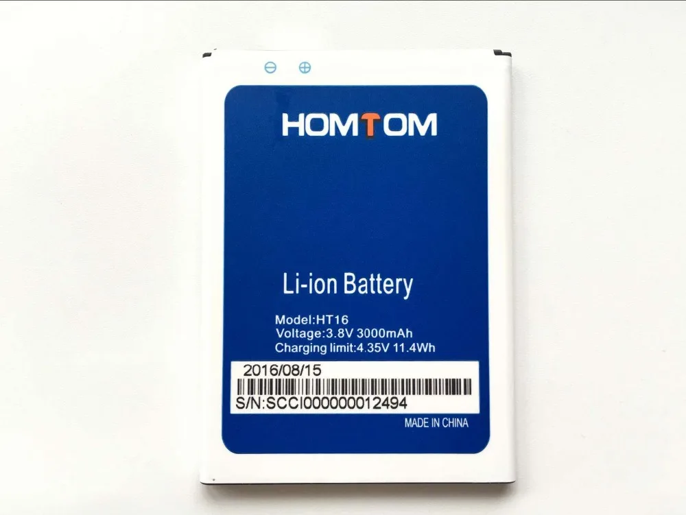Аккумулятор HOMTOM HT16 100% оригинальная запасная литий ионная батарея 3000 мАч для