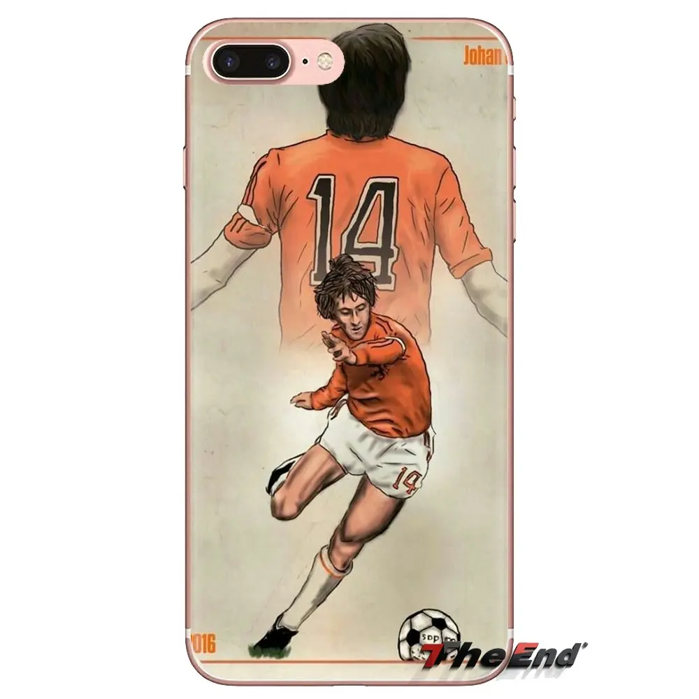 Голландский футболист Johan Cruyff для Oneplus 3T 5T 6T Nokia 2 3 5 6 8 9 230 3310 1 7 Plus 2017 2018 силиконовые
