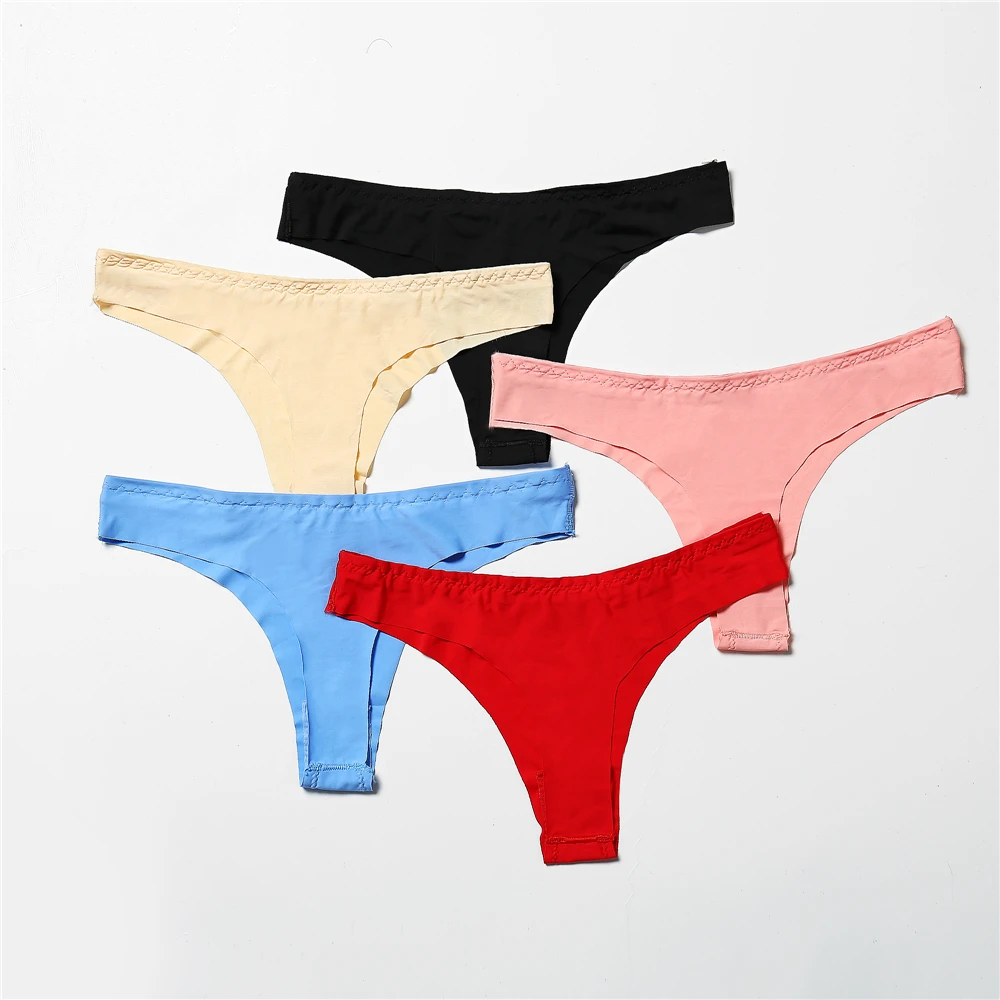 Plus Size Panties 3 PCS Low Rise Briefs For Women Color Nylon Lingerie Sexy Seamless Girl Comfort Underwear |