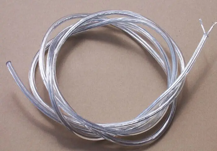 10 м/лот световые лампы прозрачный пластиковый ПВХ Электрический провод