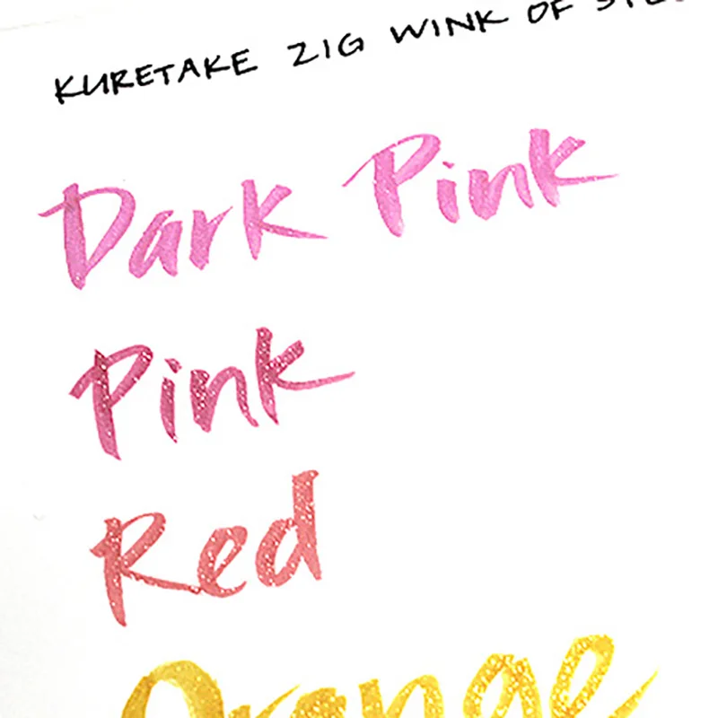 

Japanese kuretake Coloured flashing powder soft brush pen head watercolor pen drawing supplies Marker pen