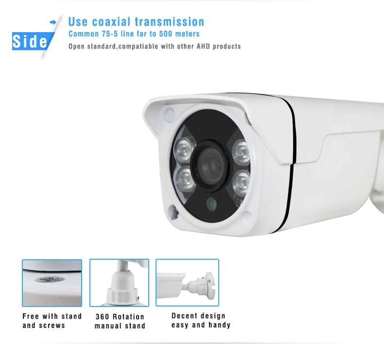 ELAF HD AHD Bullet Camera Home Security Infrared 720P 1.0MP Night vision Video Surveillance CCTV IR | Безопасность и защита