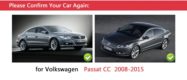 Для VW Passat CC Volkswagen хромированные Чехлы для наружных ручек дверей аксессуары