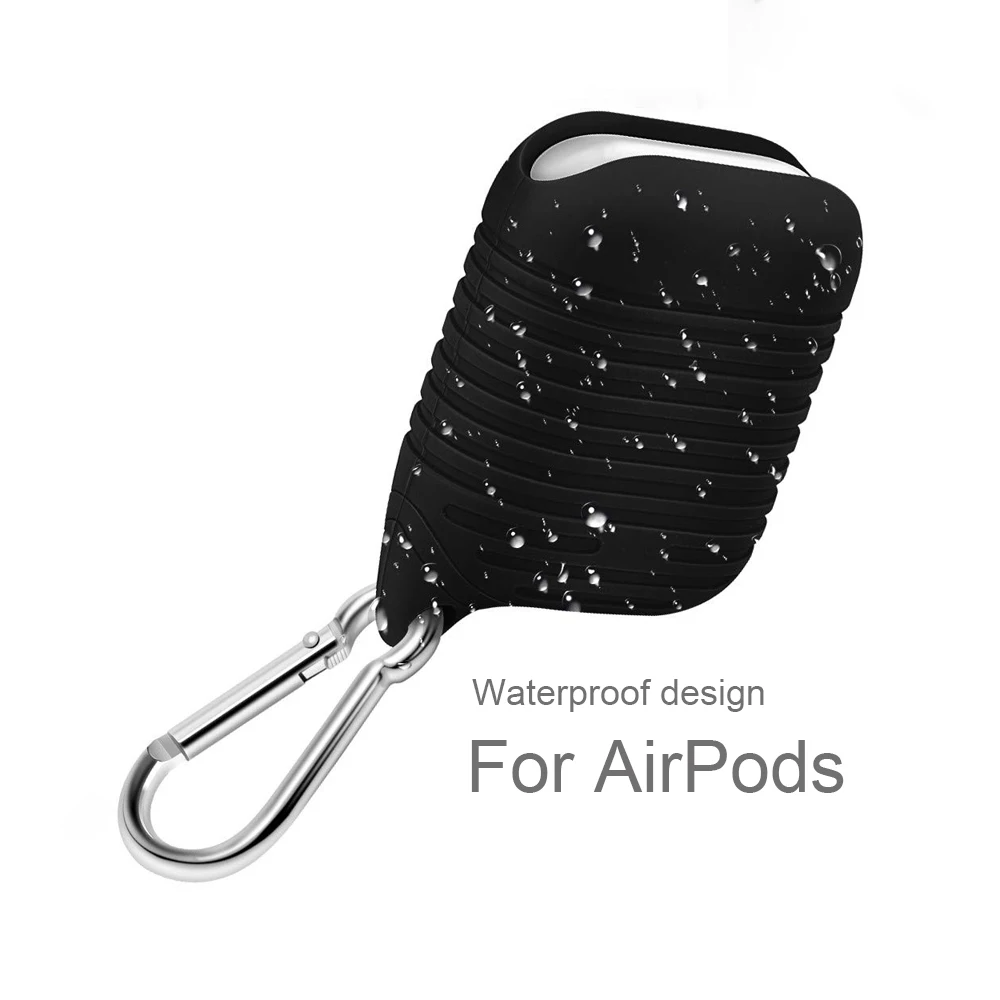 Чехол для Apple AirPods защитный силиконовый чехол противоударный Earpods Air Pods зарядное