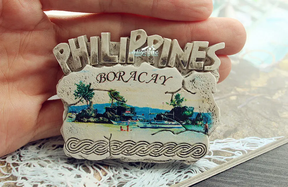 Медовый месяц в филиппинах Boracay туристический сувенир для путешествий 3D магнит