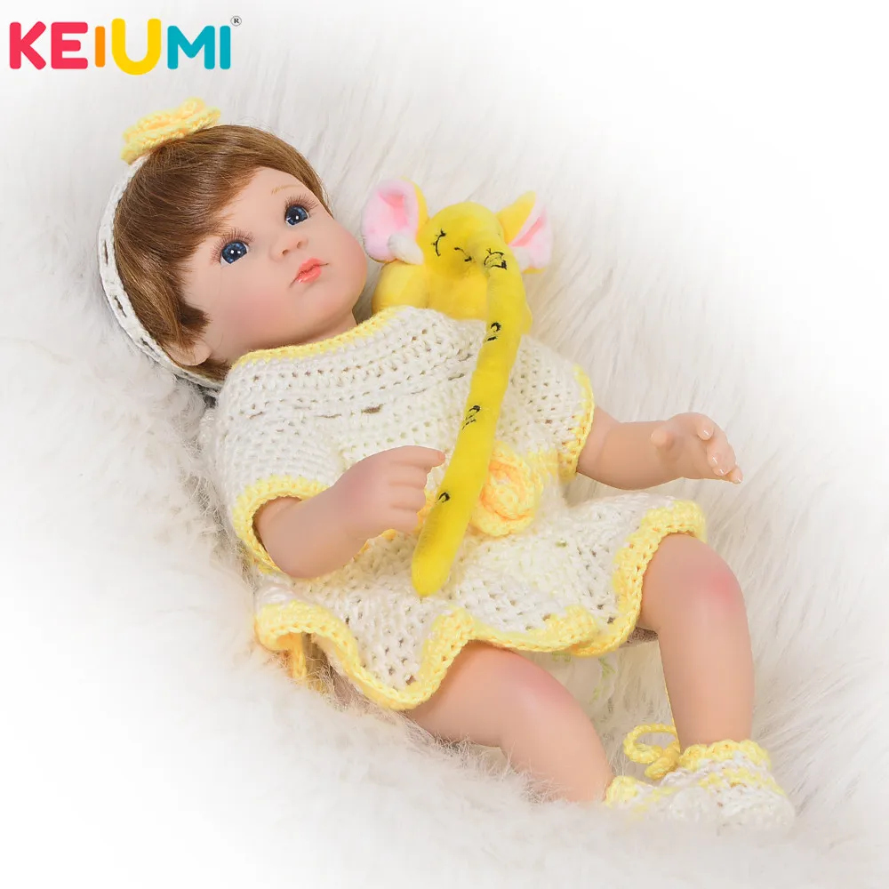 Новое поступление 17 ''куклы Reborn Младенцы милые девушки Brinquedos детские пупсик