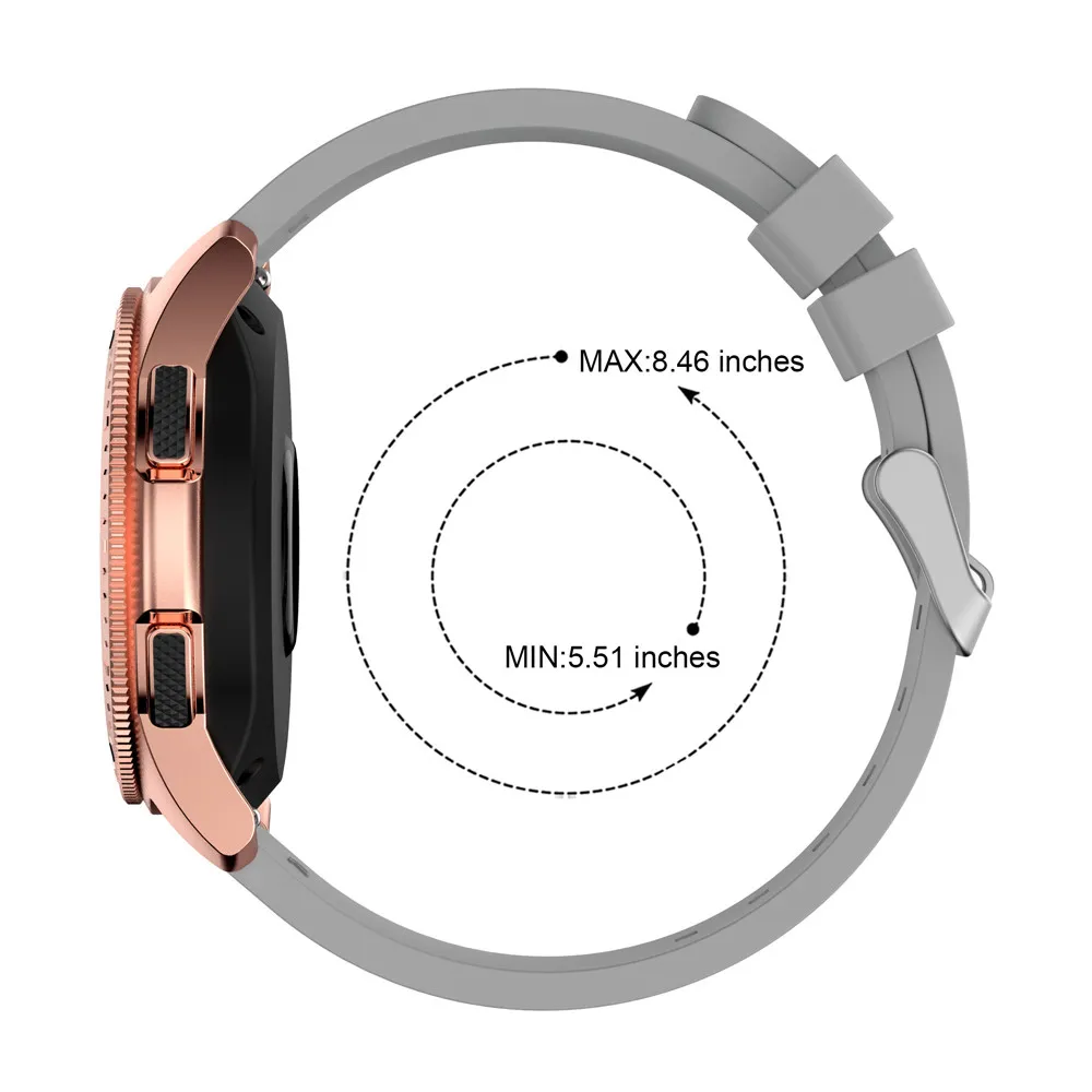 Спортивный мягкий силиконовый браслет на запястье для samsung Galaxy Watch 42 мм SM-R810 сменный смарт-ремешок для часов