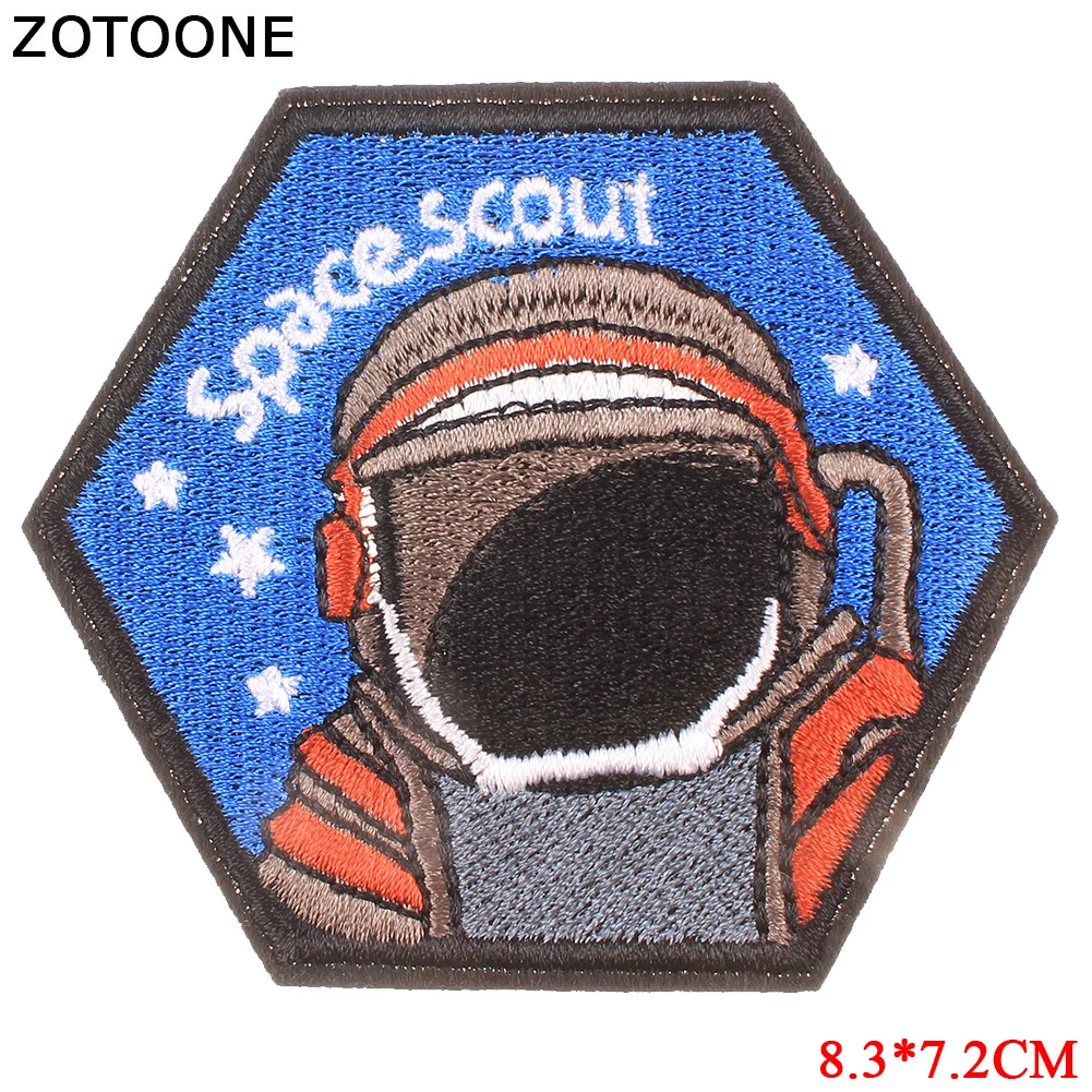 ZOTOONE круглая нашивка для одежды, железная вышитая аппликация для шитья, милая Вышитая эмблема на ткани, DIY нашивки, аксессуары для одежды G