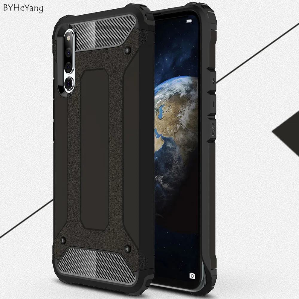 BYHeYang For Huawei Honor Magic 2 Case Luxury Hybrid Heavy Armor Rugged TPU+PC Shockproof Funda Cover case On |
