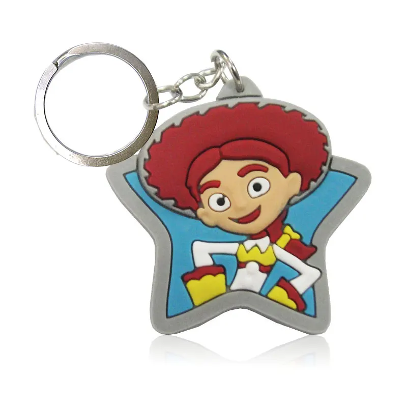 7006-02 1 шт. брелок ПВХ мультяшная фигурка супер герой мстители Супер Марио Звездные войны брелок для ключей держатель для ключей модные подвески - Цвет: 7006-02