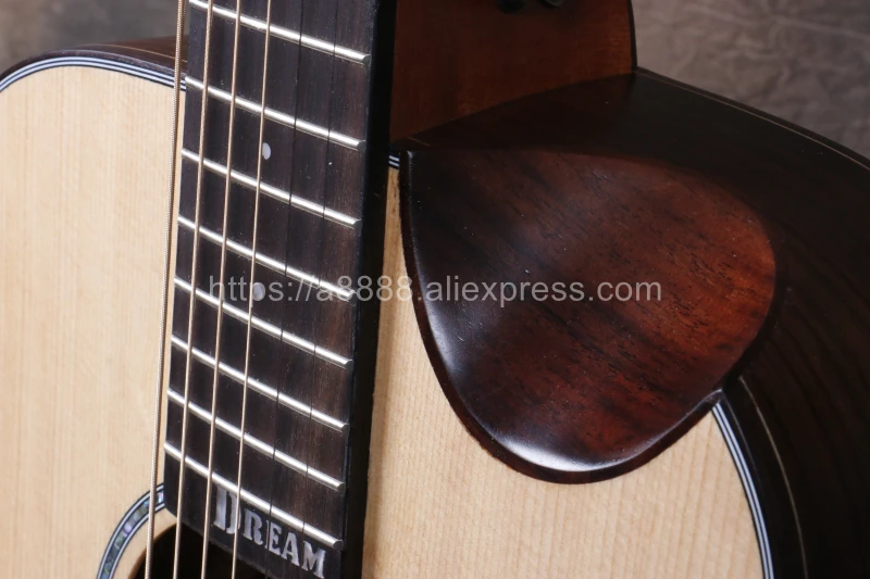 3" гитара с Массив ели top/Rosewood Body, половина cutaway Body, электрическая гитара ras с тюнером звукоснимателя, JD-M318SCE