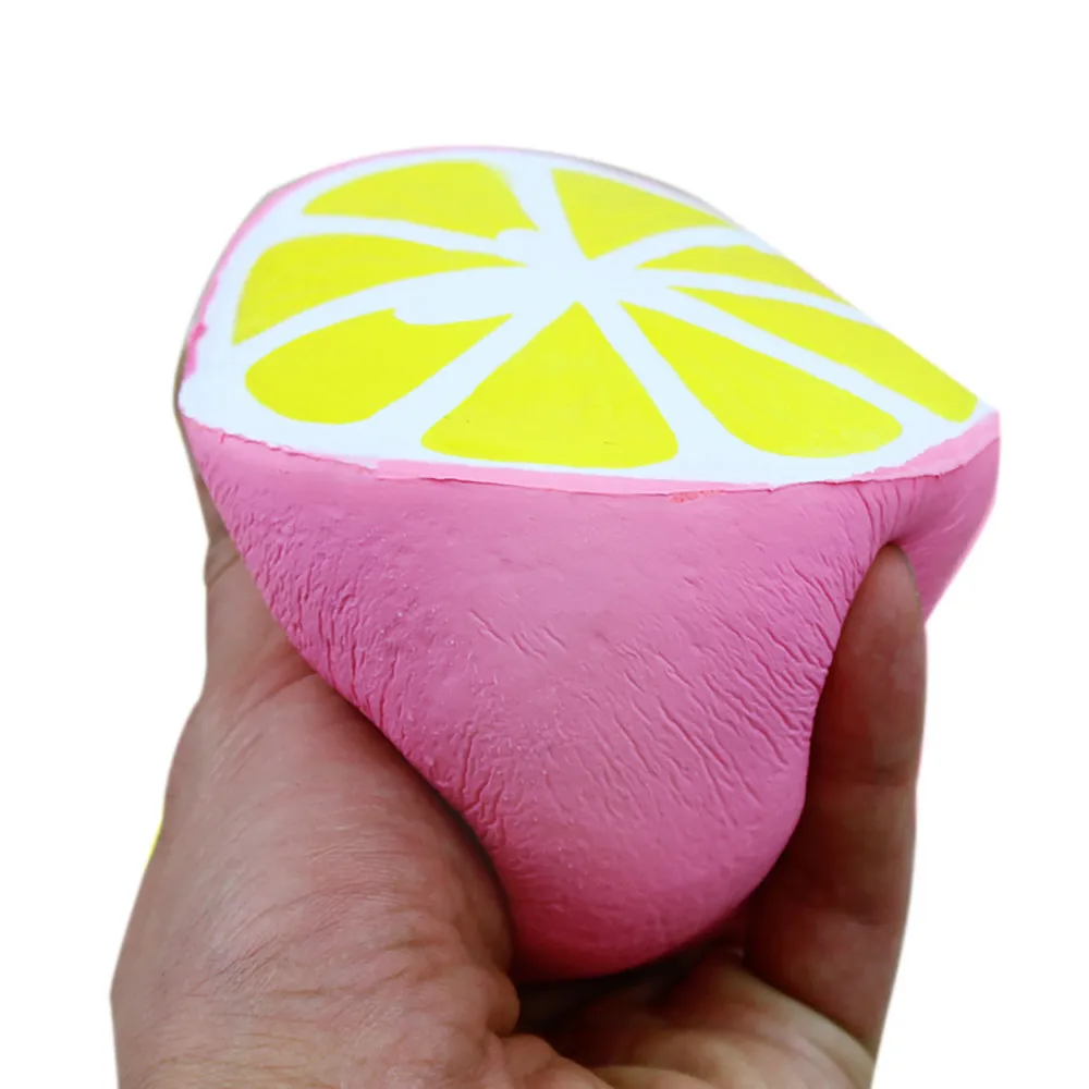 Squeeze soft 4.3'' Squishies Jumo Half Lemon Suoer Slow Rising Scented Charms Stress Toy Gift Funny Z0325 | Игрушки и хобби