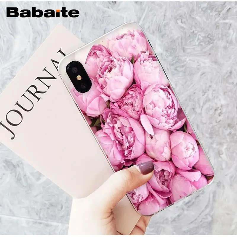 Babaite элегантный розового и фиолетового цветов пион красочные милые аксессуары