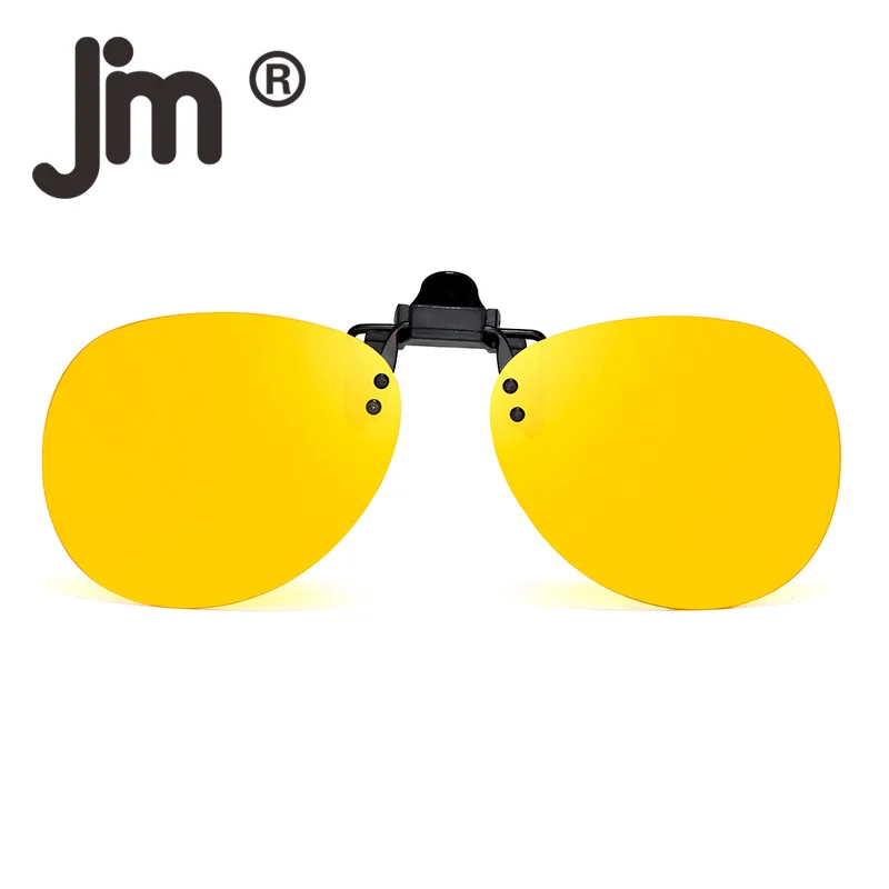 JM ретро клип на оправе солнцезащитные очки поляризованные флип-линзы для мужчин