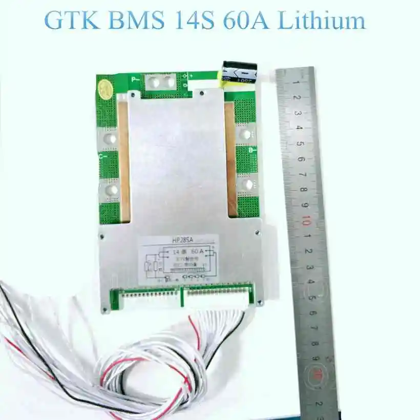 1 шт. BMS 52 литиевая батарея 14s 60A аккумулятор 48v 13s bms защиты баланса lipo литий-ионный